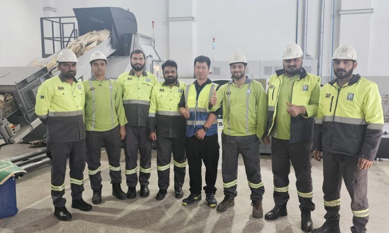 A Leading Cement Manufacturer in Pakistan Transforms Waste into Reusable Resources with POLYSTAR’s Pelletizing Machine